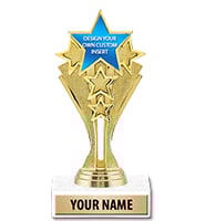 Star Center Stage Custom Insert Trophy