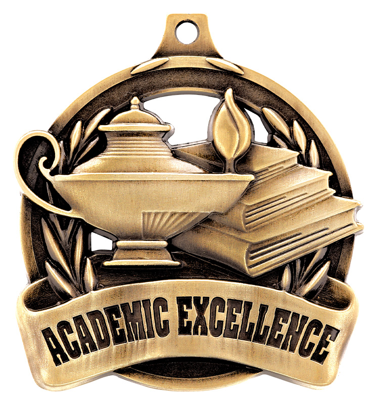 2" Academic Excellence Medal