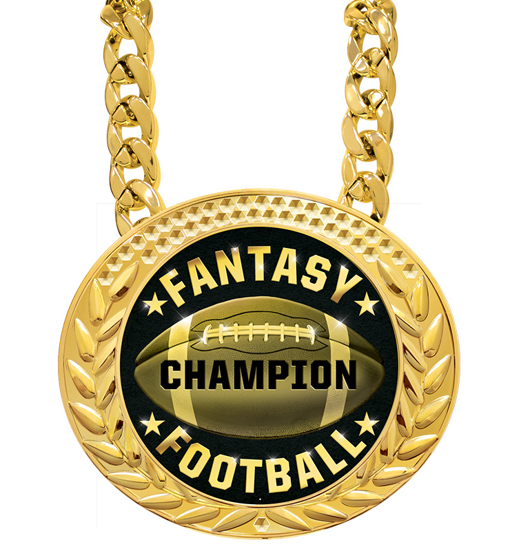 6" Famous Fantasy Football Insert Medals