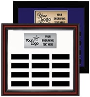 12 Plate Landscape Frame Perpetual Plaque