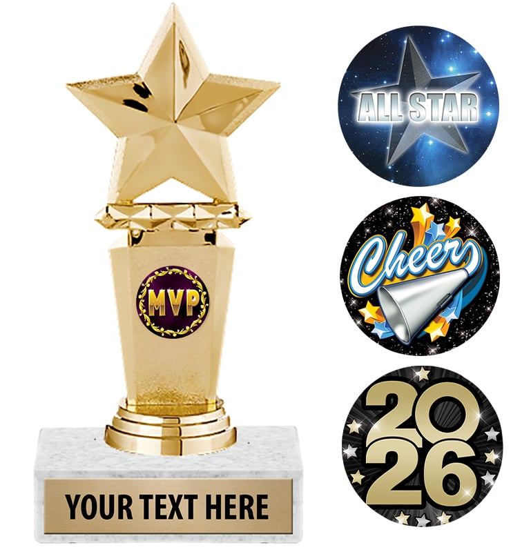 Megastar Insert Trophy