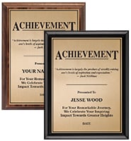 Achievement Motivational Plaque