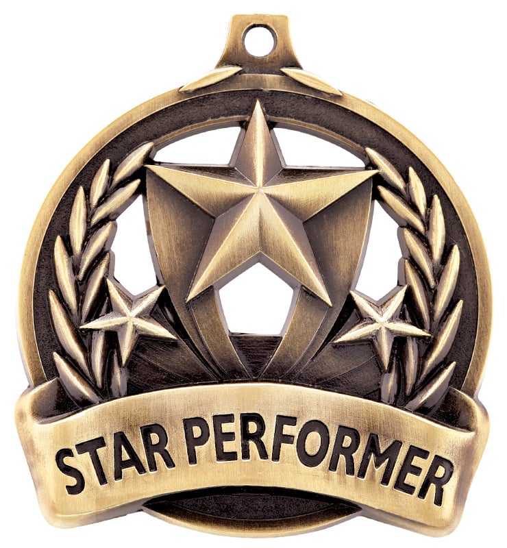 2" Star Performer Medal