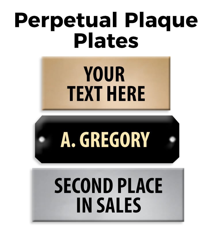 Perpetual Plaque Engraving Plates