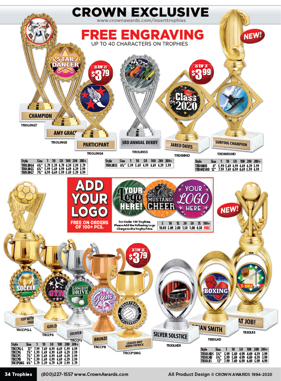 Crown Awards Catalog