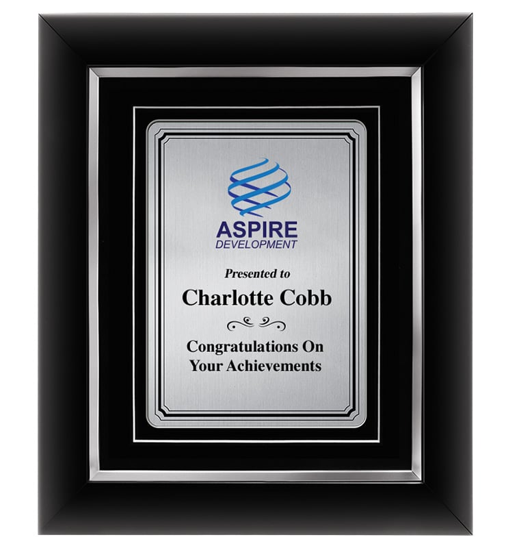 Premium Silver Decor Frame Plaque