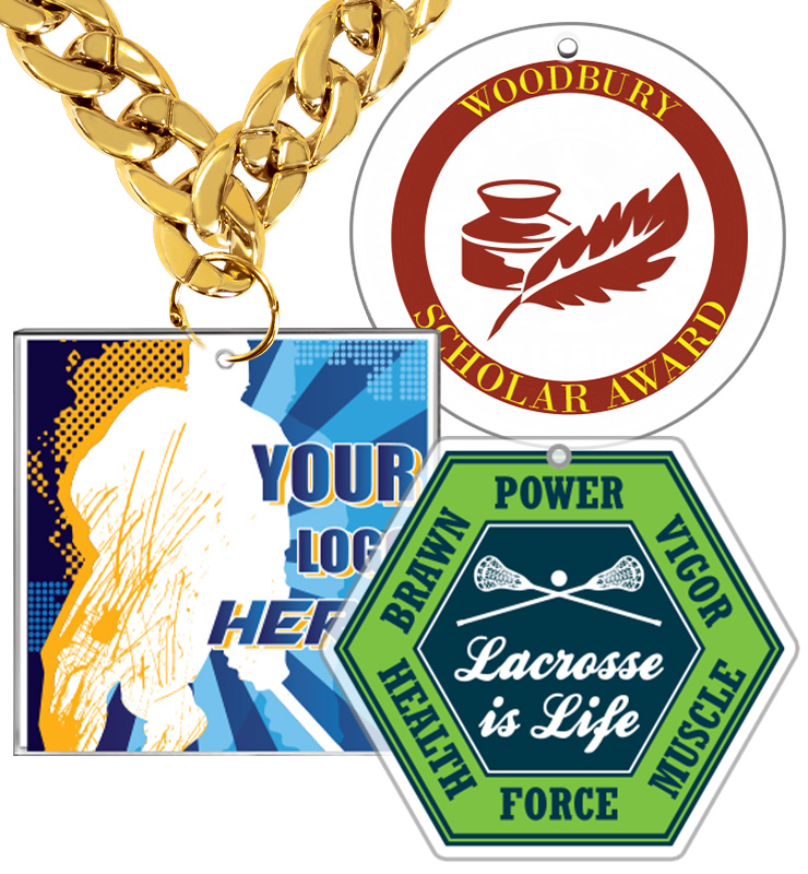 5" Massive Custom Cut Acrylic Medal