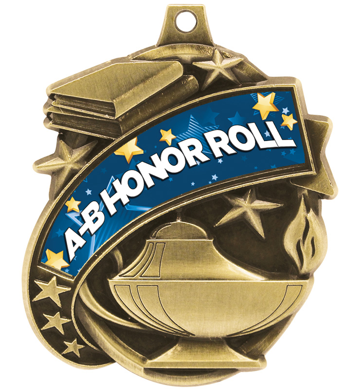 2 1/4" Kudos AB Honor Roll Medal