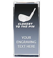 Closest To The Pin Laser Crystal