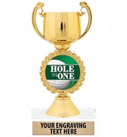 Gold, Silver, Bronze Chaplet Cup Trophies