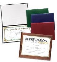 Certificate Covers