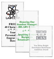 Vertical Display Acrylics