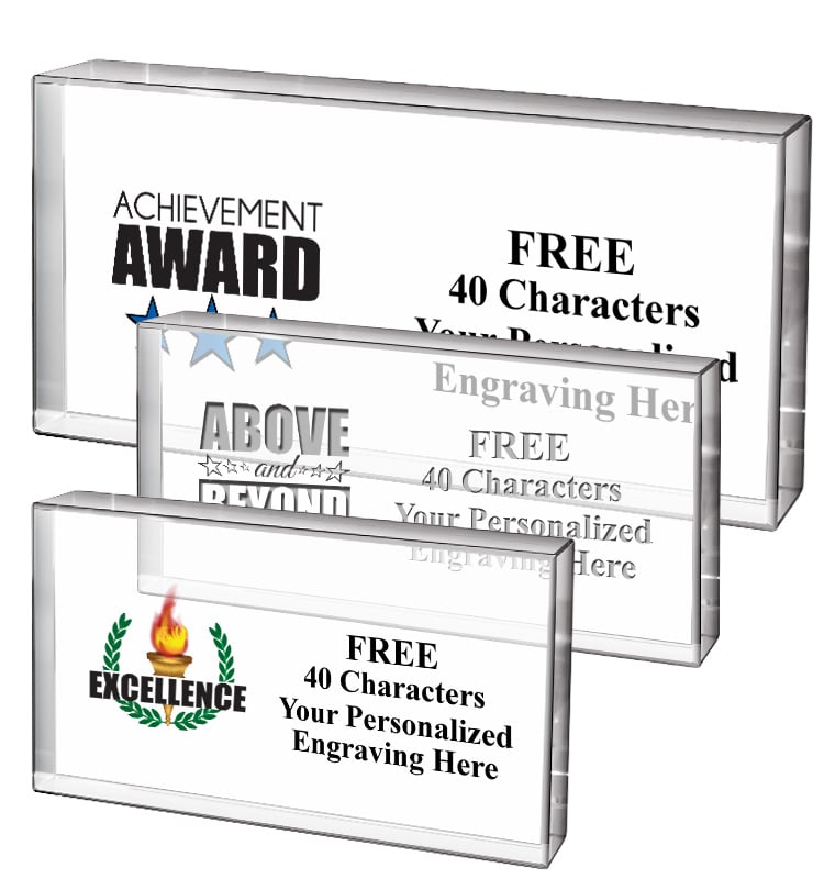 Horizontal Display Crystals