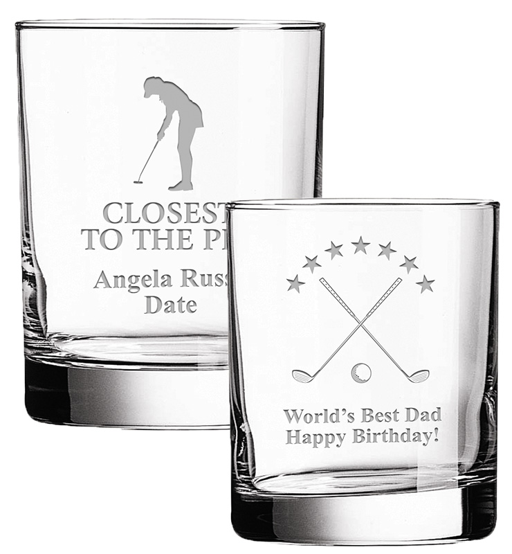 Golf Soiree Rocks Glasses