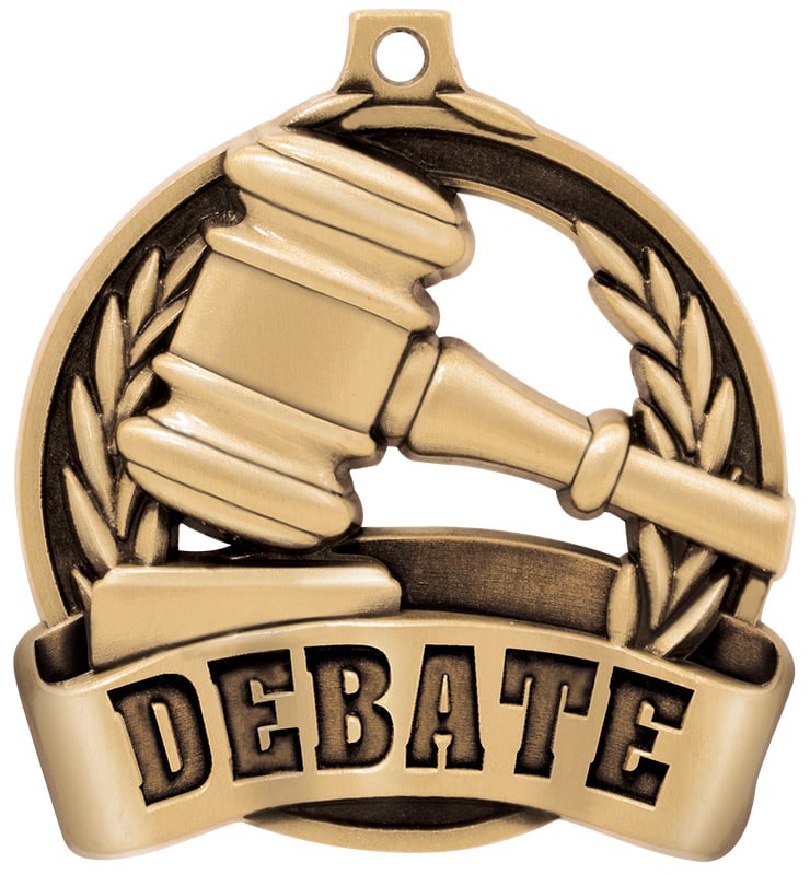 2" Debate Medal