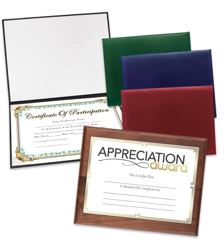 Certificate Covers