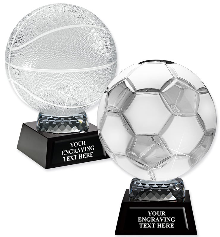 Frosted Crystal Sport Balls