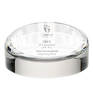 Crystal Halo Paperweight