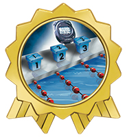 1 3/8" Rosette Ribbon Insert Pin