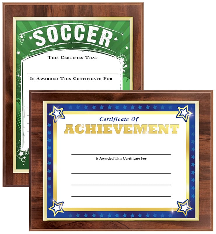 Slide In Certificate Holder