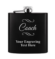 Black Stainless Steel Flask