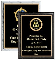 Vertical Full Plate Insert Plaques