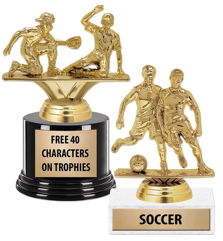 Double Action Participation Trophies