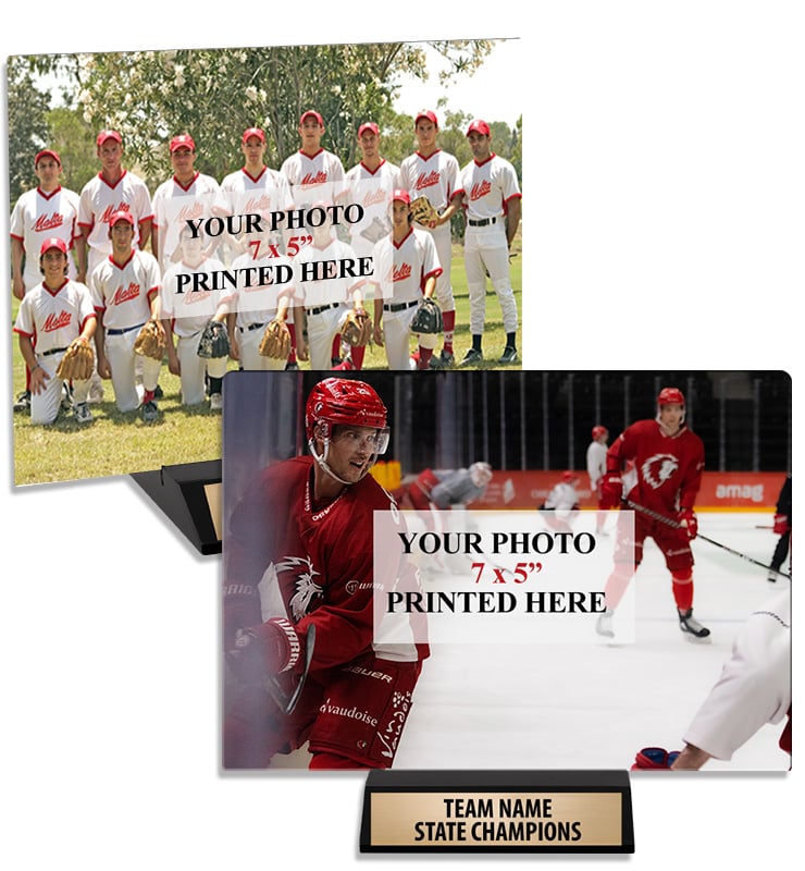 Horizontal Metal Photo Display Tile