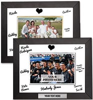 Horizontal Signature Frame Plaque