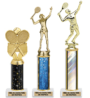 Classic Column Tennis Trophy