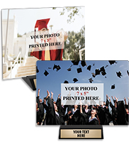 Horizontal Metal Photo Display Tile 