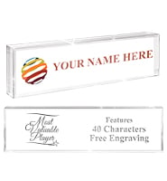 Acrylic Desk Nameplate