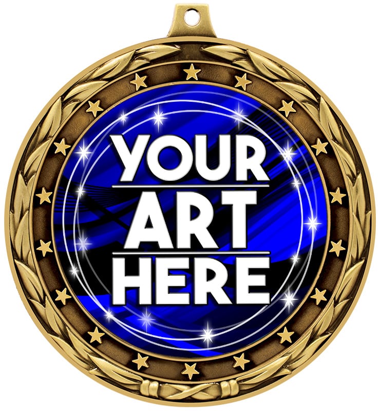 4 1/2" Jumbo Insert Medal