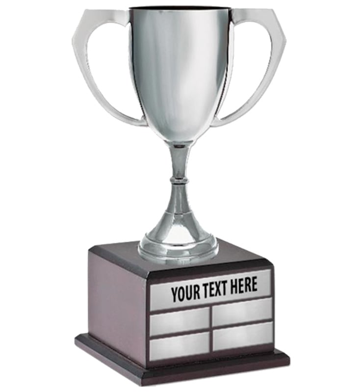 Metal Contempo Perpetual Cup Trophy