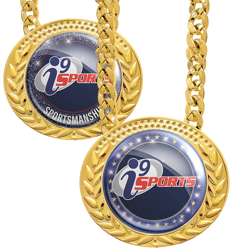 6" i9 Famous Insert Medal