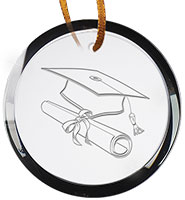 Round Crystal Ornament