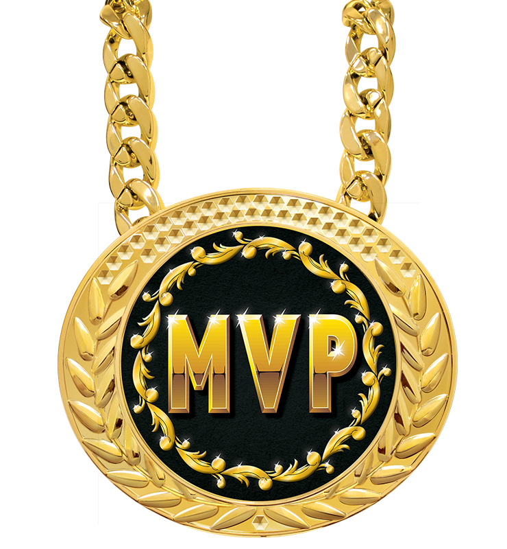 6" Famous MVP Insert Medals