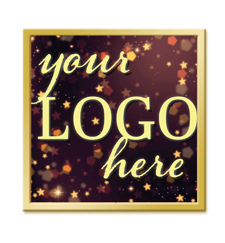 0.75" Gold Square Insert Pin