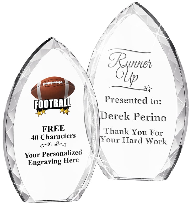 Tear Drop Crystal Award