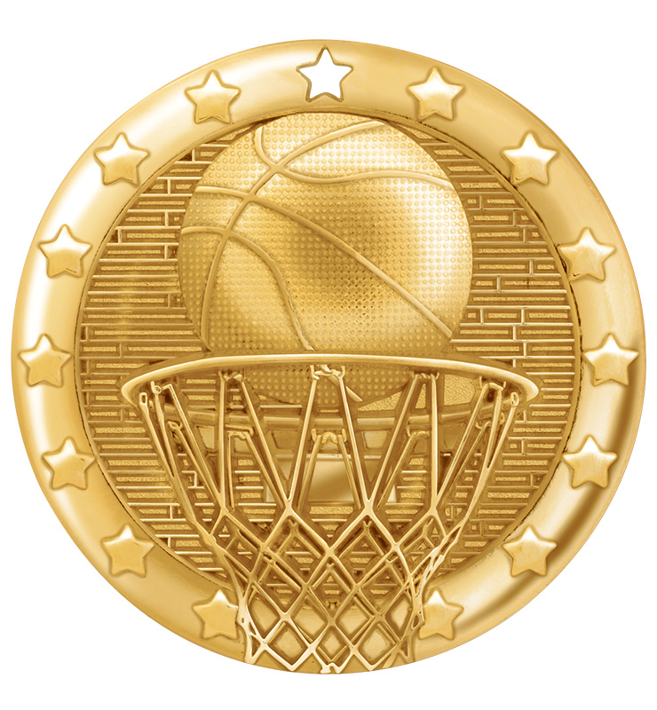 2" Basketball Blaze Medals