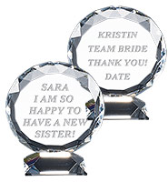 Orbit Crystal Paperweight