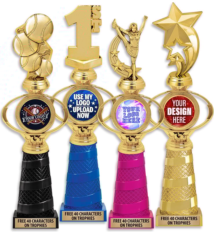 Bravo Oval Flame Insert Riser Trophy