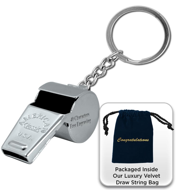 Whistle Keychain Gift Set