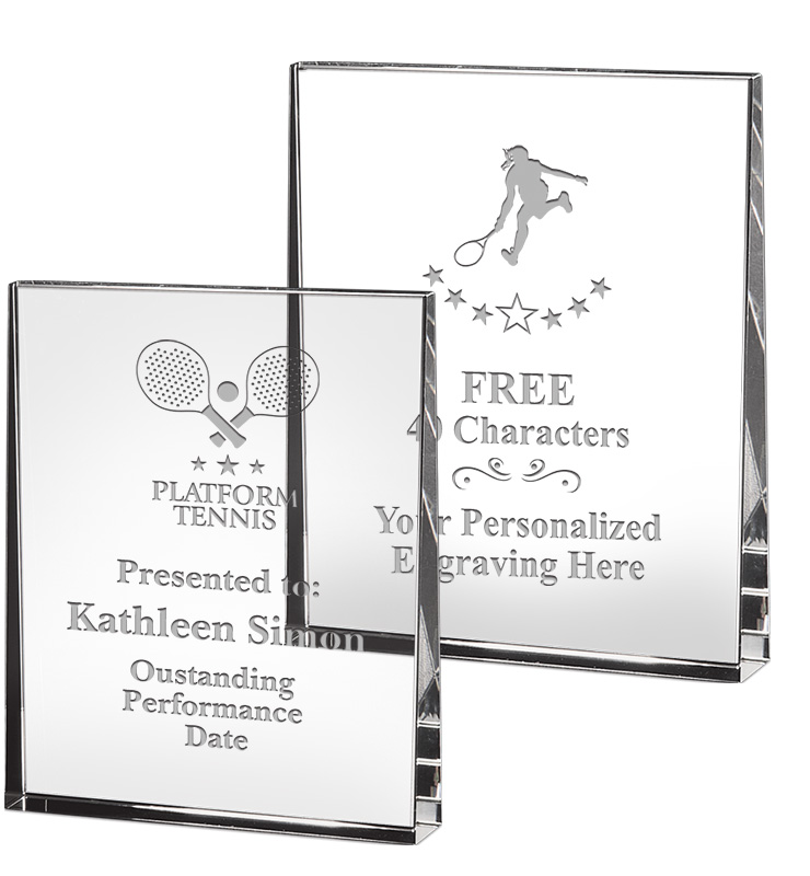 Goodview Wedge Crystal Awards