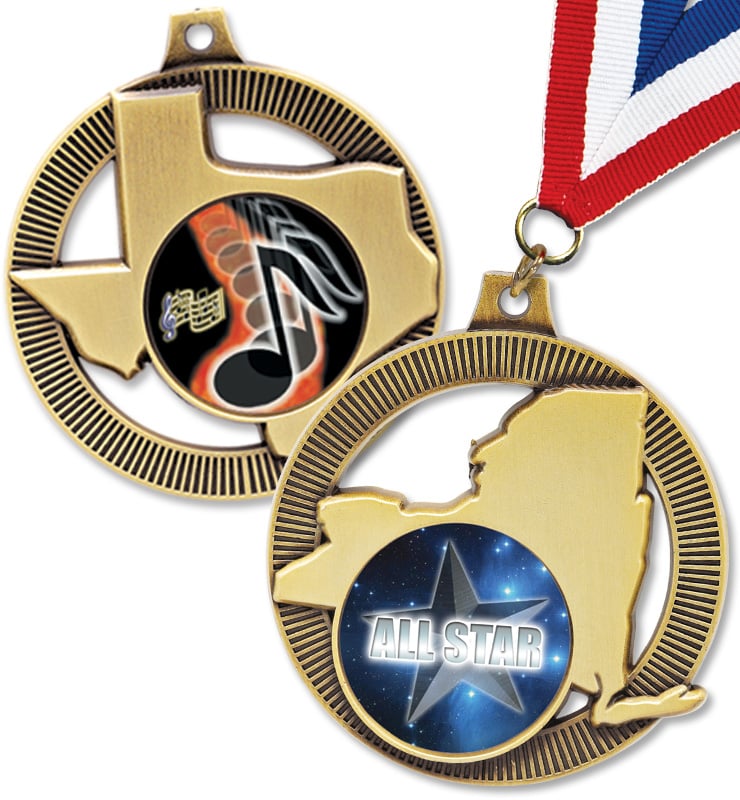 2" United States Insert Medals