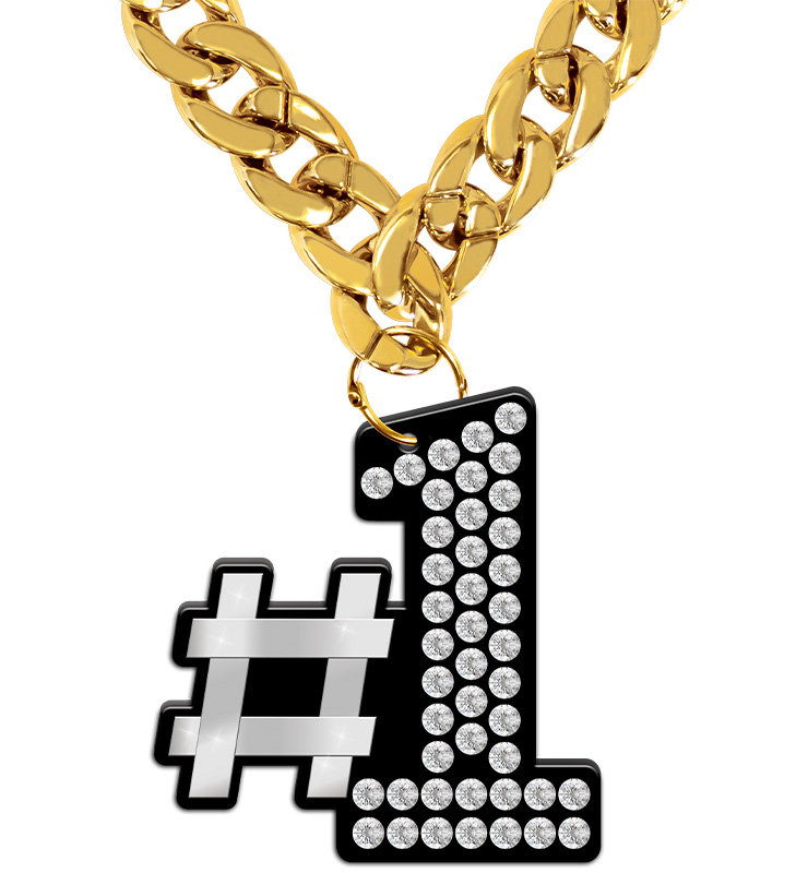 3 4/5" #1 Statement Baller Acrylic Medal