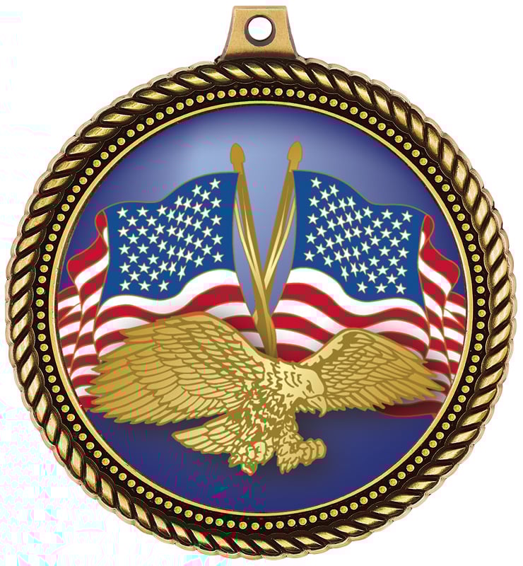 2 1/2" Honorable Insert Medals