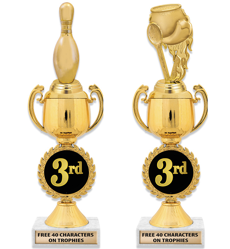 3rd Place Chaplet Cup Trophy