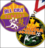Custom Printed Medals
