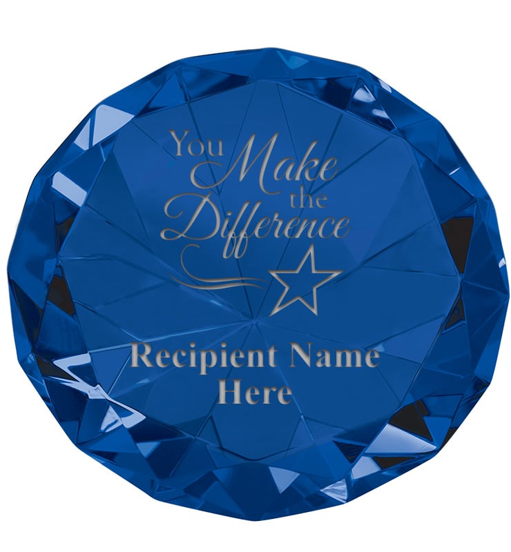 Sapphire 80 Carat Diamond Paperweight